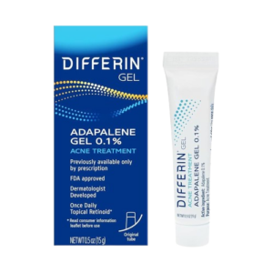 Differin adapalene gel 0.1% acne treatment