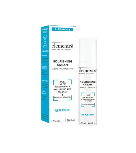 Elementre nourishing cream (6% niacinamide & H.A complex + Peptides) 40ml