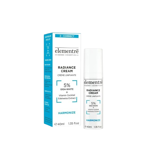 Elementre radiance cream (5% giga-white + vitamin cocktail Edelweiss extract) 40ml